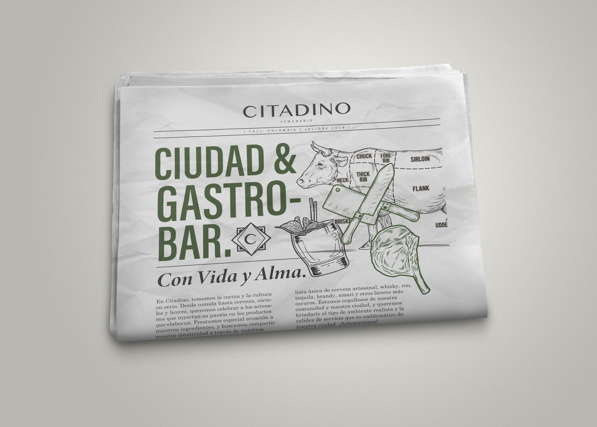 Marca-Cidatino-Cali-Gamboa-Agencia-Diseño-Branding-Cali-Periodico-Newspaper
